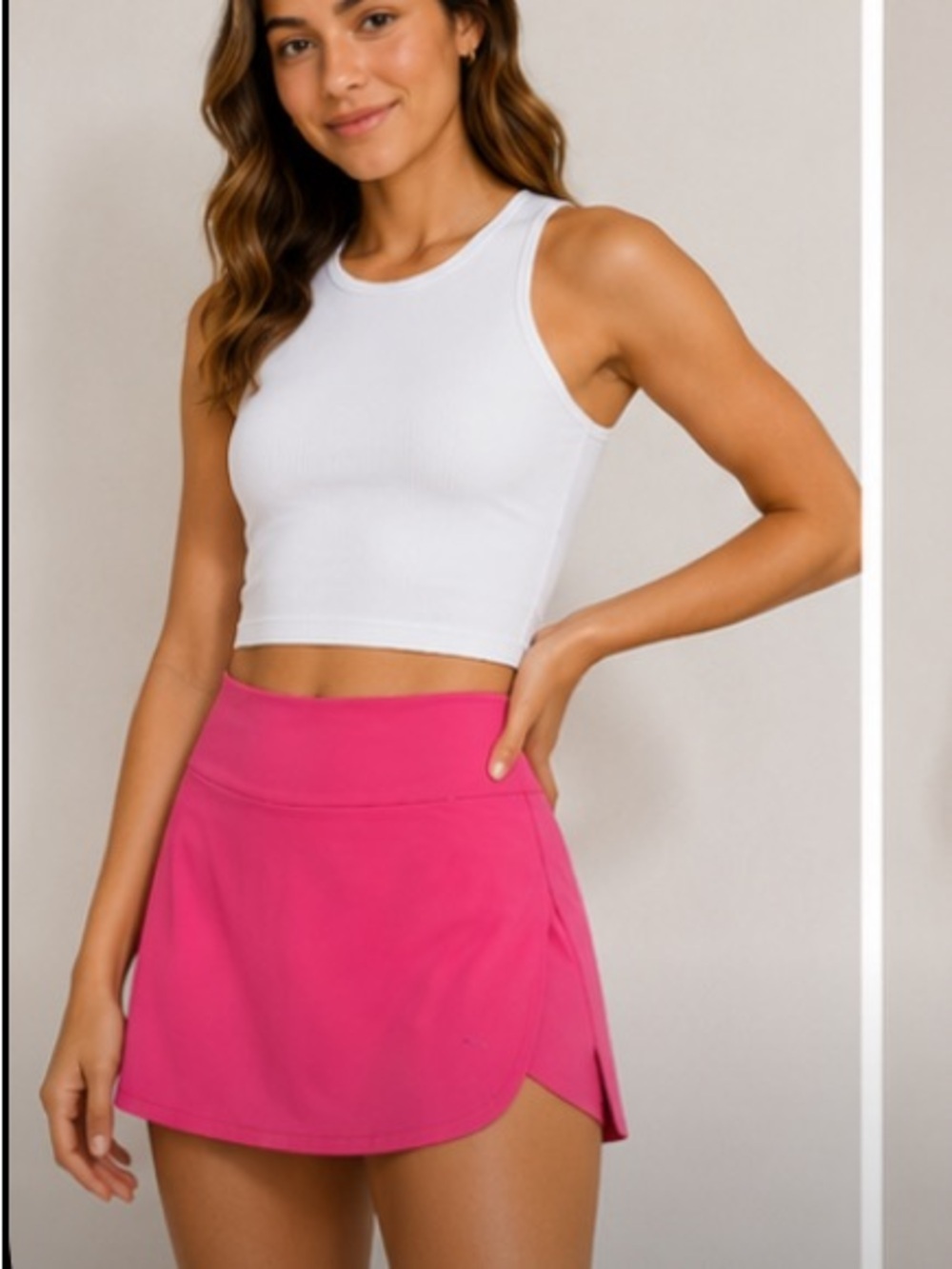 Da skin small pink athletic skirt